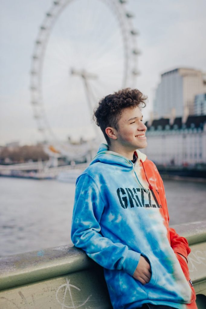 Ensaio masculino na London Eye realizado por fotógrafa brasileira em Londres