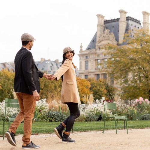 Fotógrafo brasileiro em Paris : Ensaio casal no Jardim de Tuileries