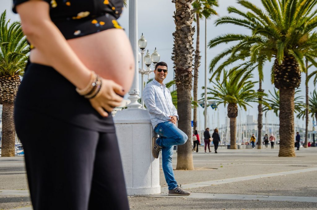 Fotógrafo brasileiro em Barcelona : Fotos de Gravidez em Barceloneta