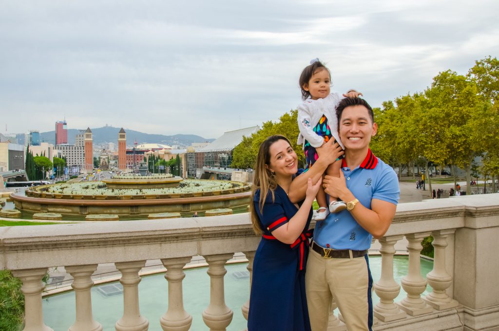 Fotógrafo brasileiro em Barcelona : Fotos em Montjuic - Ensaio família