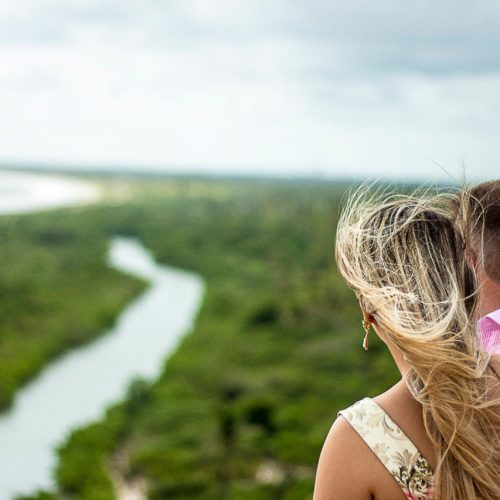 Ensaio Casal em João Pessoa assistindo nascer do sol - Ensaio em Jampa com fotografo profissional
