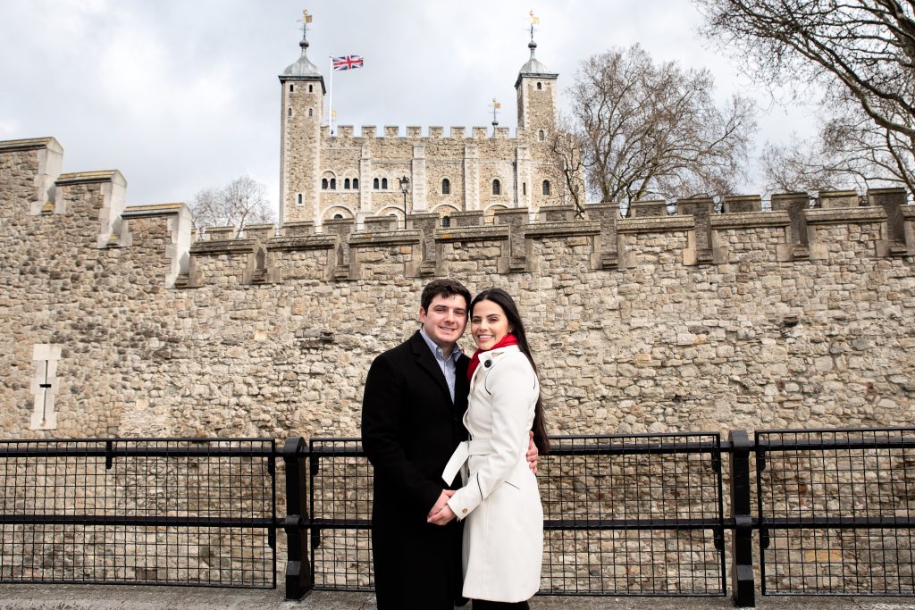 Ensaio casal na London Tower com nosso fotógrafo brasileiro em Londres