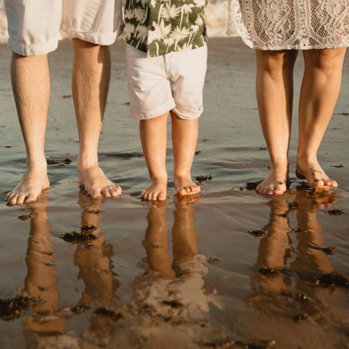Fotógrafa realiza Ensaio na praia com família em João Pessoa