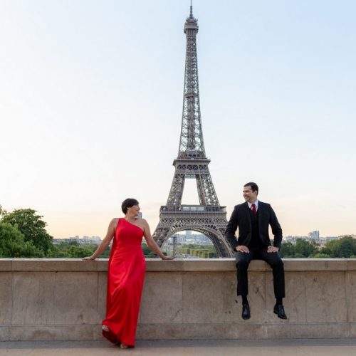 Casal comemora Bodas em Paris com ensaio fotográfico com fotógrafa profissional