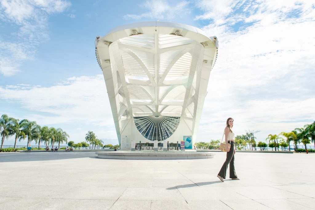 Ensaio o Museu do Amanhã no Rio de Janeiro com fotografa profissional