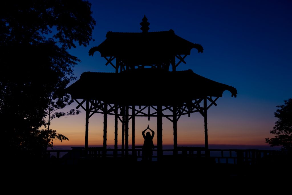 Ensaio vista chinesa nascer do sol no Rio de Janeiro com fotografa profissional