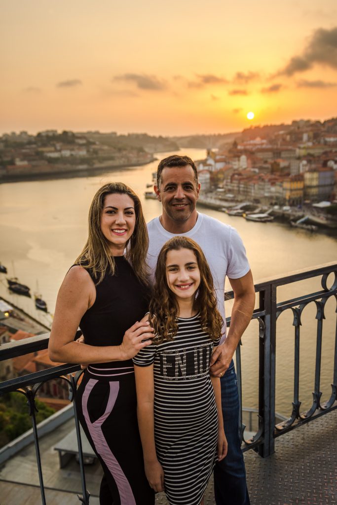 Ensaio família com nosso fotógrafo brasileiro no Porto