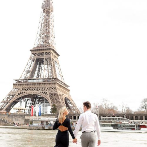 Ensaio pré wedding na Torre Eiffel com fotógrafo brasileiro em Paris - Entregas