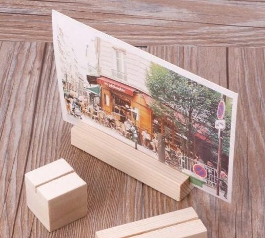Kit Suporte em madeira para foto