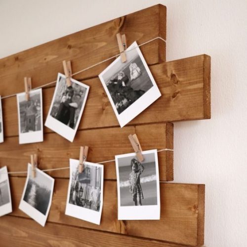 Varal de Fotos Polaroids