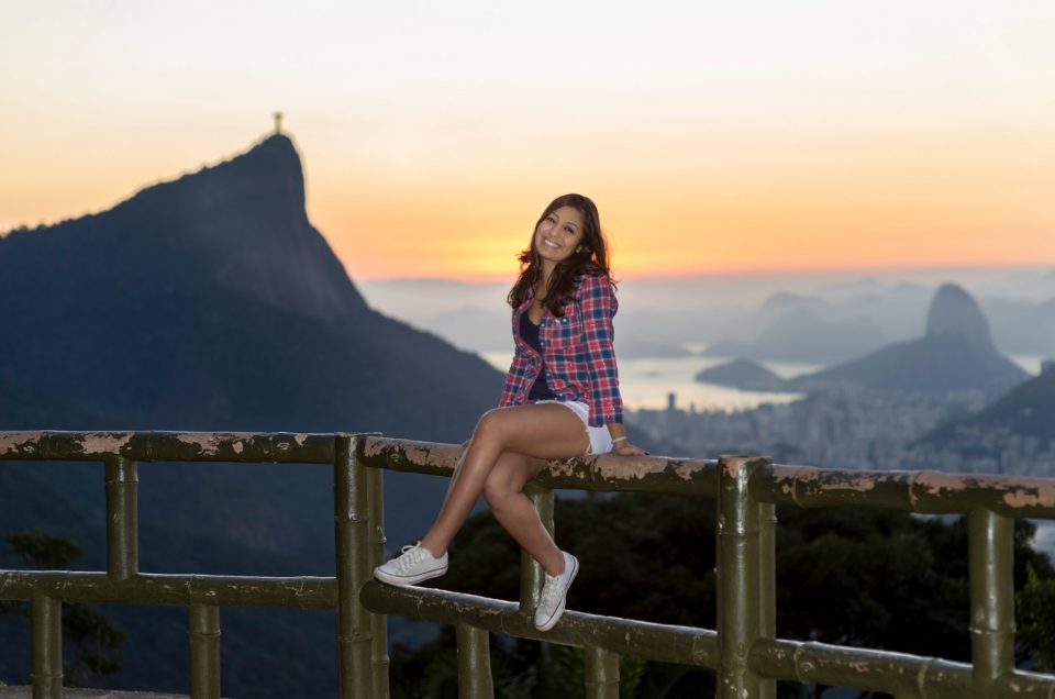 Ensaio feminino no pôr do sol - Fotógrafo no Rio de Janeiro