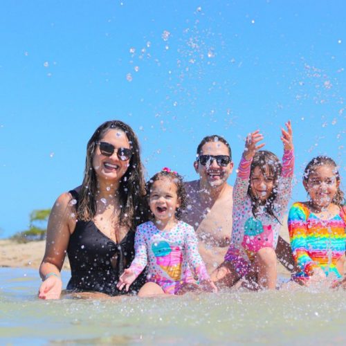 Ensaio família na praia de Carneiros - Fotógrafo em Pernambuco